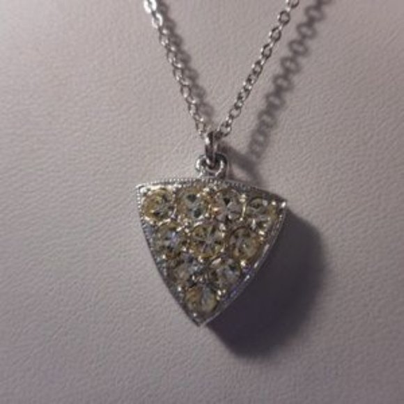 "Sarah Coventry Dawn to Dusk Silver Tone Necklace " - Picture 6 of 6